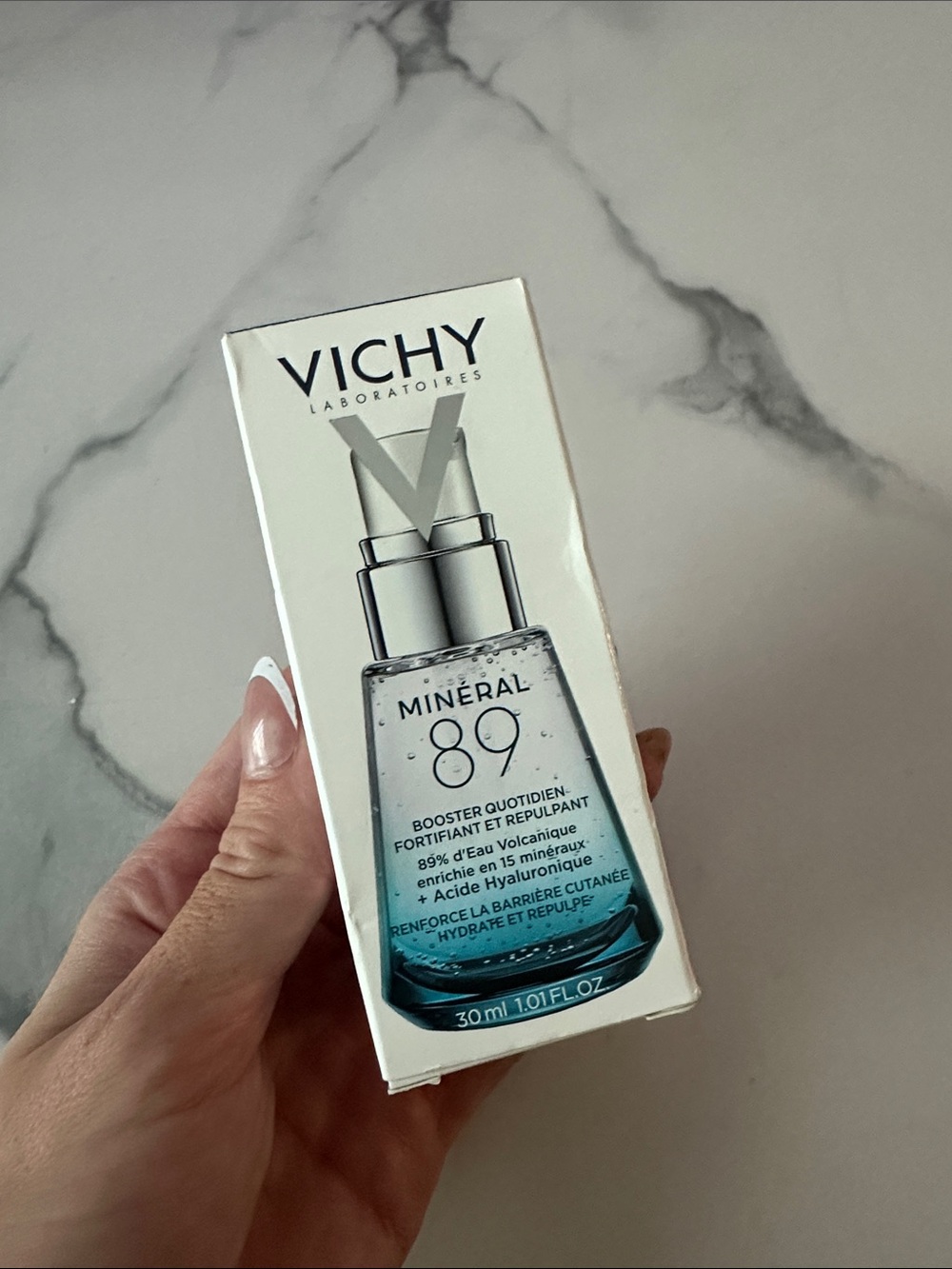 Vichy Mineral 89 Hyaluronic Acid Face Serum 30ml New